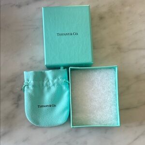 Tiffany & Co. Turquoise Box and Pouch Set